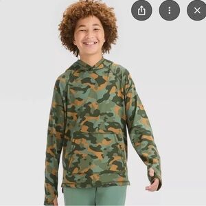 All in Motion Green Camouflage Boy’s Hoodie